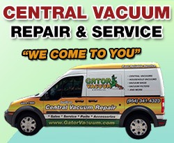 Central vacuum repair and service. We come to you.