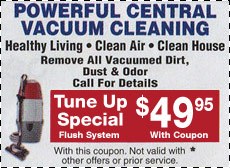 Central Vacuum Cleaning Coupon