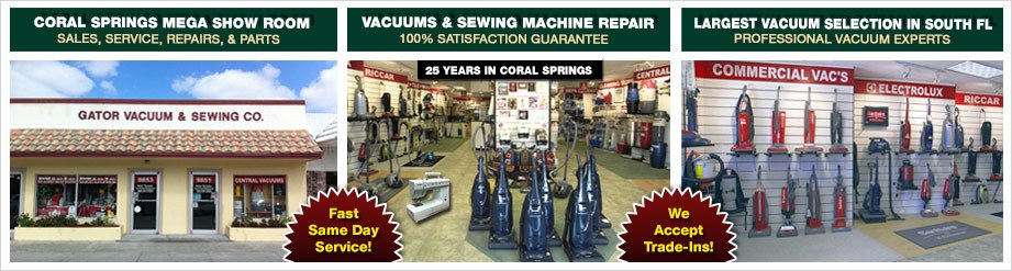 Vacuum Cleaner Show Room in Florida