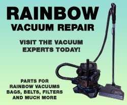 Rainbow vacuums, sales and repair.