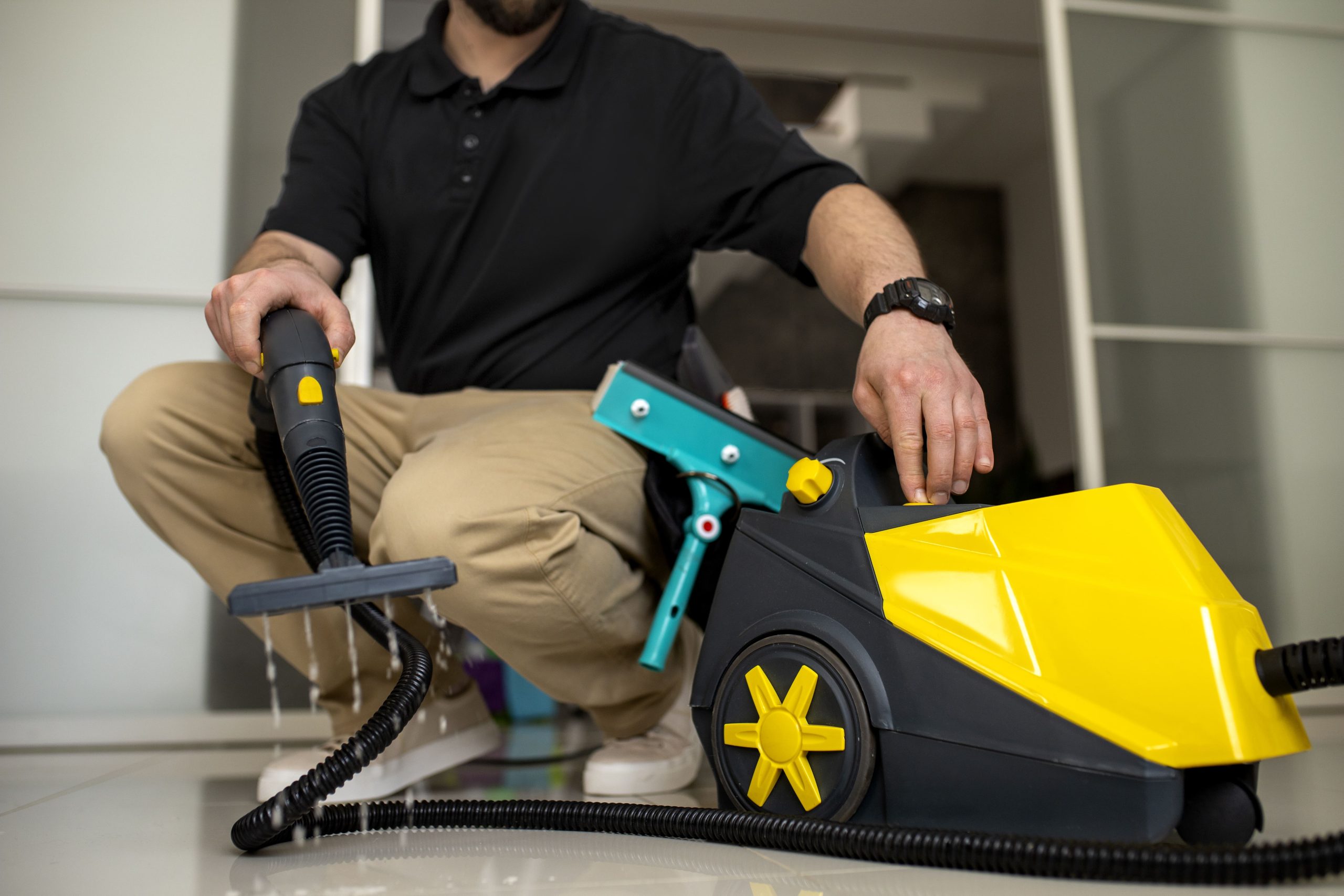 Professional home cleaning service with vacuum equipment - central vacuum repair Delray Beach FL