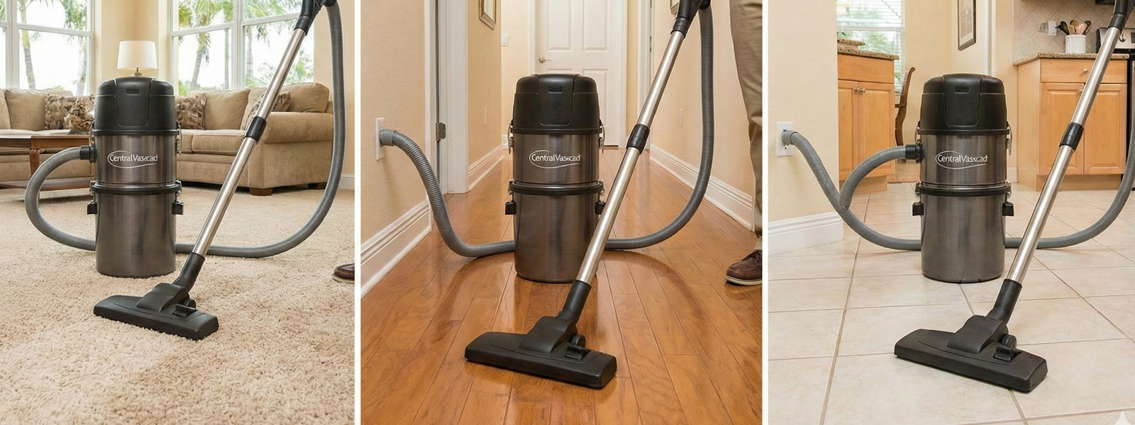 How to Choose the Right Central Vacuum for Your Flooring: Carpet, Hardwood, or Tile