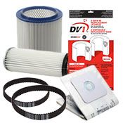 Central vacuum bags, filters and maintenance